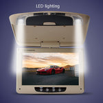 Display da soffitto per auto con display per retromarcia per auto HD da 9 pollici, 9 inch (Black), 9 inch (Beige), 9 inch