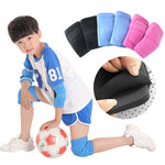 2 paia di ginocchiere ispessite in spugna per bambini, equipaggiamento protettivo anticaduta per danza sportiva, S (Black), M (Black), S (Sky Blue), M (Sky Blue), S (Rose Red), M  (Rose Red)