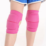 2 paia di ginocchiere ispessite in spugna per bambini, equipaggiamento protettivo anticaduta per danza sportiva, S (Black), M (Black), S (Sky Blue), M (Sky Blue), S (Rose Red), M  (Rose Red)