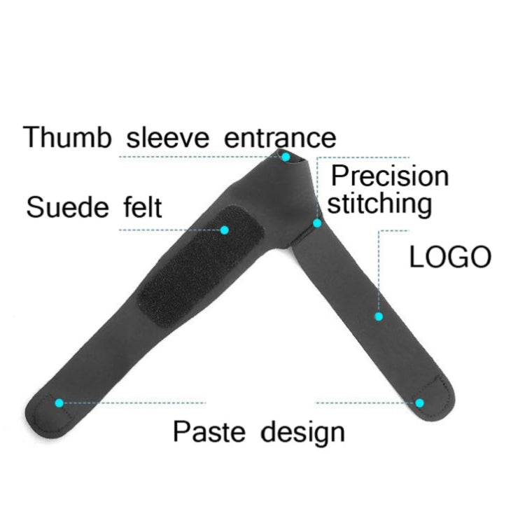 2 pezzi di pallavolo, badminton, guaina tendine, polsino, distorsione al polso sottile, copertura per pollice, M（Left Hand）, M（Right Hand）, L（Left Hand）, L（Right Hand）