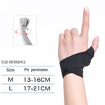 2 pezzi di pallavolo, badminton, guaina tendine, polsino, distorsione al polso sottile, copertura per pollice, M（Left Hand）, M（Right Hand）, L（Left Hand）, L（Right Hand）
