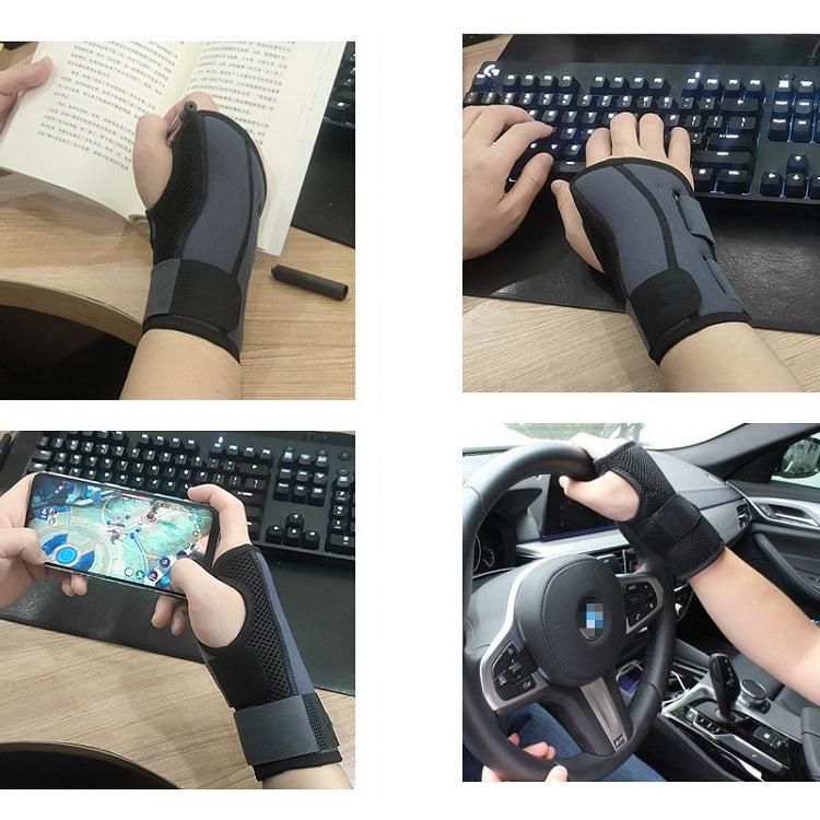 2PCS Piastra di supporto stabilizzata a compressione a due vie Tutore per polso Tutore per riabilitazione da distorsione per frattura, Left Hand S (Black), Right Hand S (Black), Left Hand M (Black), Right Hand M (Black), Left Hand L (Black)            ...