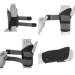 2PCS Piastra di supporto stabilizzata a compressione a due vie Tutore per polso Tutore per riabilitazione da distorsione per frattura, Left Hand S (Black), Right Hand S (Black), Left Hand M (Black), Right Hand M (Black), Left Hand L (Black)            ...