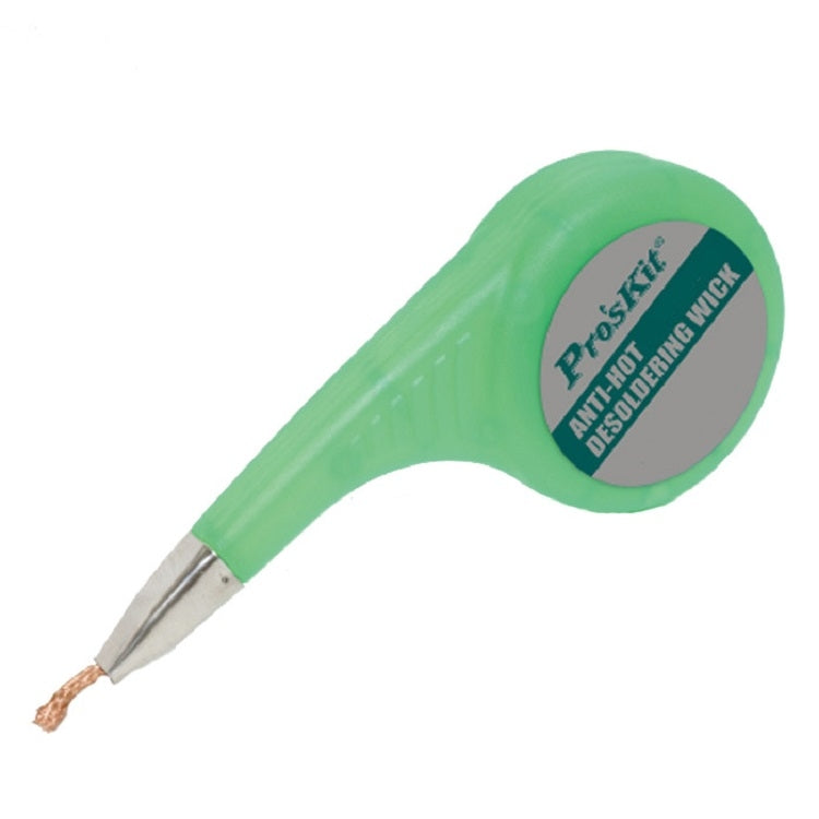 Nastro di aspirazione in stagno con filo di aspirazione in stagno antiscottatura ProsKit, DP-033A 2mx1.5mm, DP-033B 2mx2mm, DP-033C 2mx2.5mm, DP-033D 1.5mx3mm, DP-033E 1.5mx3.5mm