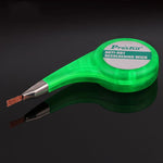 Nastro di aspirazione in stagno con filo di aspirazione in stagno antiscottatura ProsKit, DP-033A 2mx1.5mm, DP-033B 2mx2mm, DP-033C 2mx2.5mm, DP-033D 1.5mx3mm, DP-033E 1.5mx3.5mm