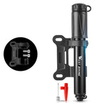 Pompa ad alta pressione per bicicletta West Biking Mini gonfiatore portatile da basket con tubo flessibile, Basketball Inflator With Hose(Black)