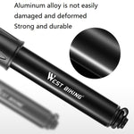 Pompa ad alta pressione per bicicletta West Biking Mini gonfiatore portatile da basket con tubo flessibile, Basketball Inflator With Hose(Black)