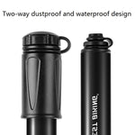 Pompa ad alta pressione per bicicletta West Biking Mini gonfiatore portatile da basket con tubo flessibile, Basketball Inflator With Hose(Black)