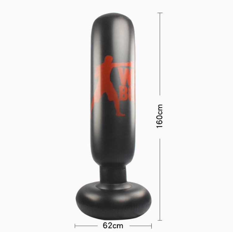 Fitness verticale gonfiabile sacco da boxe colonna tumbler sacco da boxe colonna catarsi, altezza: 1,6 m, 1.6m Letter Pattern