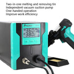 ProsKit SS-331H Dispositivo di aspirazione della latta di calore elettrico Dispositivo di dissaldatura della pompa di aspirazione completamente automatico, spina americana