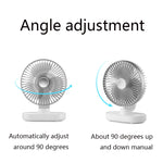 Ventilatore USB portatile da tavolo D77 con scuotimento automatic