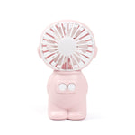 Mini ventilatore da tavolo USB con luce notturna 2 pezzi