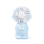 Mini ventilatore da tavolo USB con luce notturna 2 pezzi