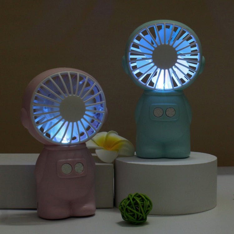 Mini ventilatore da tavolo USB con luce notturna 2 pezzi