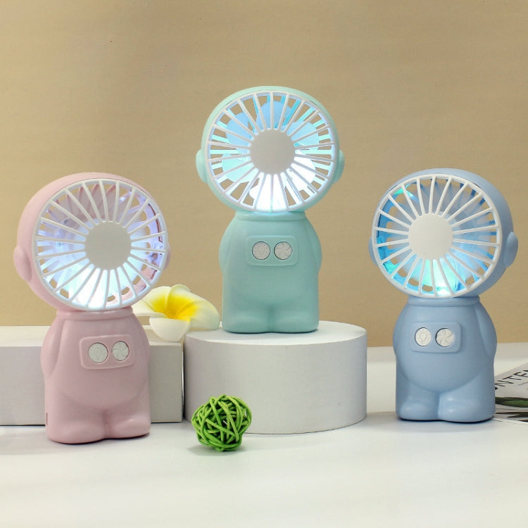 Mini ventilatore da tavolo USB con luce notturna 2 pezzi