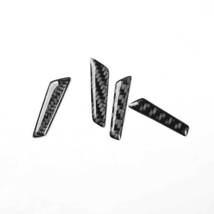 Set di 6 adesivi per la finitura del pannello di regolazione per Audi A5 / A5L / S5 Avant / A5 Berlina / A6 Avant / A6L