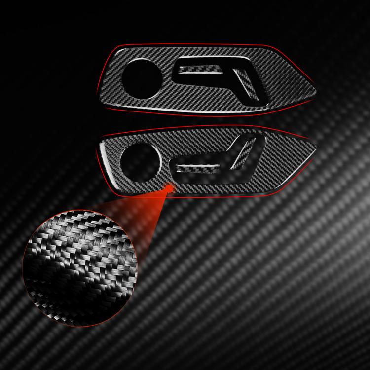 Set di 6 adesivi per la finitura del pannello di regolazione per Audi A5 / A5L / S5 Avant / A5 Berlina / A6 Avant / A6L