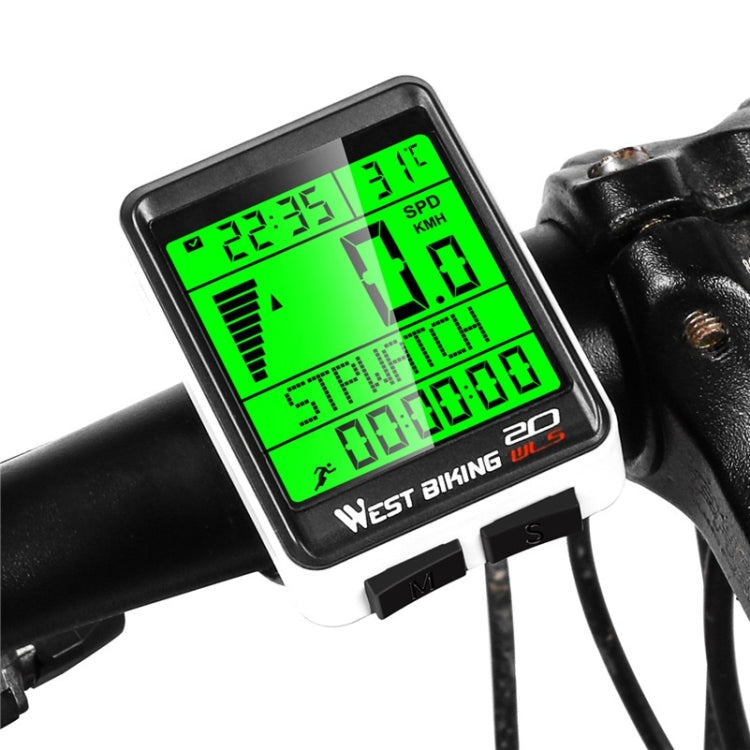 Misuratore wireless per mountain bike con schermo grande