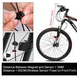 WEST BIKING Misuratore di codice wireless per mountain bike Tachimetro impermeabile multifunzionale a grande schermo, Large-Screen