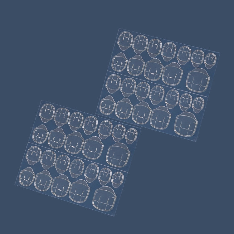 100 fogli di colla gelatina per unghie pellicola adesiva bifacciale adesivo per unghie con colla gialla, 12 Stickers/sheet Regular 0.5mm Thick, 12 Stickers/sheet Ultra-thin 0.3mm Thick, 12 Stickers/sheet  Medium 0.4mm Thick                             ...