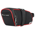 WEST BIKING Borsa da sella impermeabile per bicicletta Borsa da sella per attrezzatura per mountain bike, Small (Black Red), Small (Black Gray), Large (Black Red), Large (Black Gray)