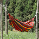 Altalena per amaca da esterno con prevenzione del ribaltamento del campo dell'amaca in tela spessa, 260x80 No Stick Single (Red Stripe), 260x80  Non-stick Single (Blue Stripes ), 260x100 No Stick (Red Stripes), 260x100 No Stick (Blue Stripes)          ...
