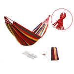 Altalena per amaca da esterno con prevenzione del ribaltamento del campo dell'amaca in tela spessa, 260x80 No Stick Single (Red Stripe), 260x80  Non-stick Single (Blue Stripes ), 260x100 No Stick (Red Stripes), 260x100 No Stick (Blue Stripes)          ...