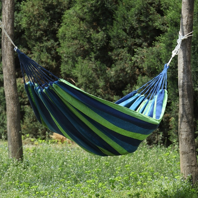 Altalena per amaca da esterno con prevenzione del ribaltamento del campo dell'amaca in tela spessa, 260x80 No Stick Single (Red Stripe), 260x80  Non-stick Single (Blue Stripes ), 260x100 No Stick (Red Stripes), 260x100 No Stick (Blue Stripes)          ...