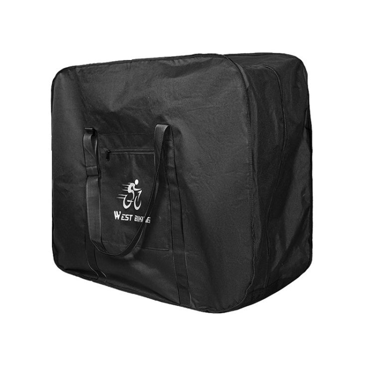 WEST BIKING Borsa per bicicletta pieghevole Borsa per bicicletta, Small （Black）, Small （Green）, Large （Black）, Large （Green）