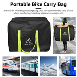WEST BIKING Borsa per bicicletta pieghevole Borsa per bicicletta, Small （Black）, Small （Green）, Large （Black）, Large （Green）