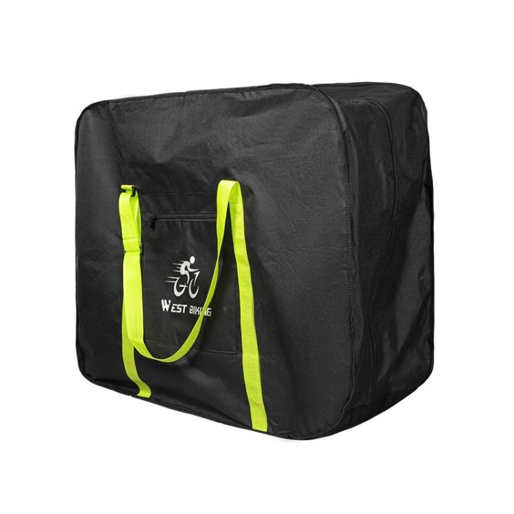 WEST BIKING Borsa per bicicletta pieghevole Borsa per bicicletta, Small （Black）, Small （Green）, Large （Black）, Large （Green）