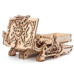 Macchinari in legno Scatola antica Regalo fai-da-te Ingranaggio rotante Modello 3D Assemblaggio Puzzle Giocattolo educativo, Wooden Machinery Antique Box
