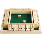 Gioco da tavolo educativo in legno a quattro lati