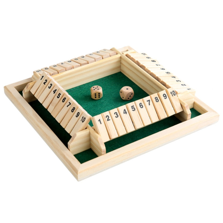Gioco da tavolo educativo in legno a quattro lati