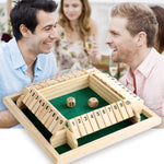 Gioco da tavolo educativo in legno a quattro lati