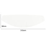 Adesivo per obiettivo con pellicola antiappannamento trasparente per casco con borchie modello K1 K3sv K5, 31.5x9.8cm