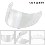 Adesivo per obiettivo con pellicola antiappannamento trasparente per casco con borchie modello K1 K3sv K5, 31.5x9.8cm