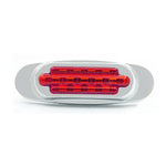 12-24V 2000-4000K 16 LED Luci laterali galvaniche Luci posteriori laterali Luce di modifica del camion carico, Red (2 Lines Always Bright), Yellow (2 Lines Always Bright), Red (High and Low Light 3 Lines), Yellow (High and Low Light 3 Lines)