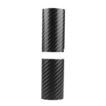 5 Set Soglia per auto Adesivo in fibra di carbonio Striscia antigraffio per portiera per auto Pellicola anti-calcio Striscia protettiva per soglia, 4 PCS / Set 3D Black, 4 PCS / Set 4D Black