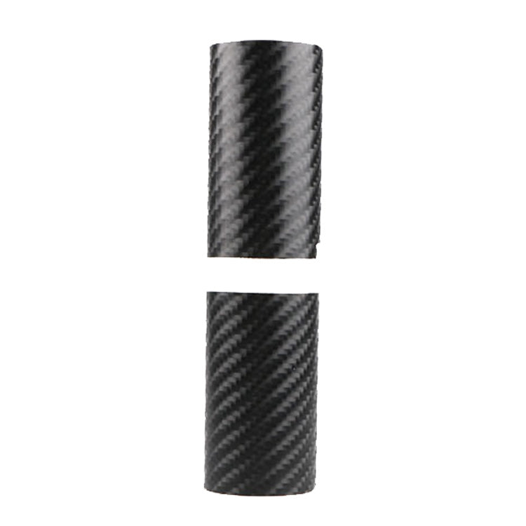 5 Set Soglia per auto Adesivo in fibra di carbonio Striscia antigraffio per portiera per auto Pellicola anti-calcio Striscia protettiva per soglia, 4 PCS / Set 3D Black, 4 PCS / Set 4D Black