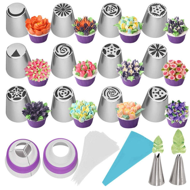 2 set 27 in 1 per decorare la bocca Set senza cuciture per spremere la bocca, 27 PCS/Set