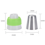 2 set 27 in 1 per decorare la bocca Set senza cuciture per spremere la bocca, 27 PCS/Set