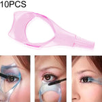 10 pezzi BearPaw trucco pratico mascara applicatore per ciglia pettine per ciglia carta per ciglia tre in uno prodotti per la pulizia di bellezza cristallo 3D