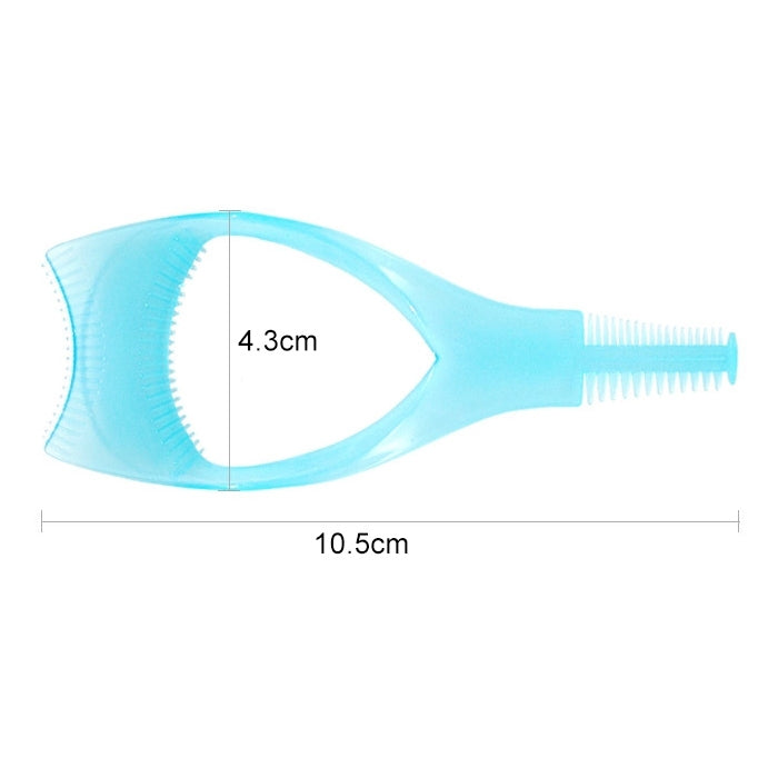 10 pezzi BearPaw trucco pratico mascara applicatore per ciglia pettine per ciglia carta per ciglia tre in uno prodotti per la pulizia di bellezza cristallo 3D
