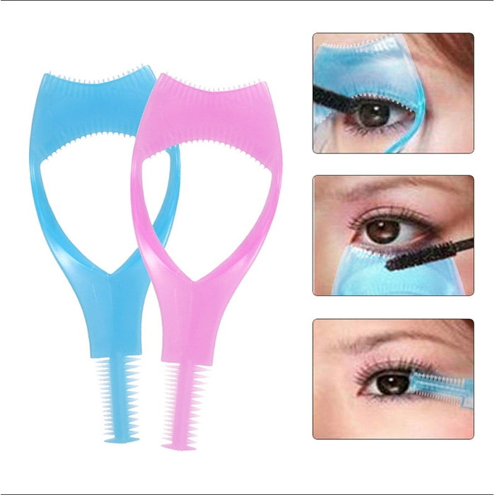 10 pezzi BearPaw trucco pratico mascara applicatore per ciglia pettine per ciglia carta per ciglia tre in uno prodotti per la pulizia di bellezza cristallo 3D