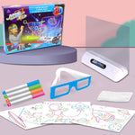 Tavolo da disegno fluorescente 3D luminoso per bambini