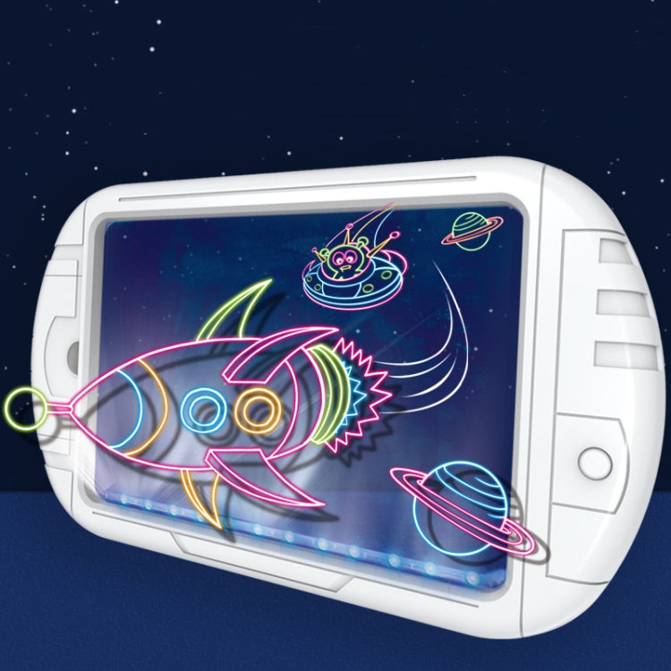 Tavolo da disegno fluorescente 3D luminoso per bambini