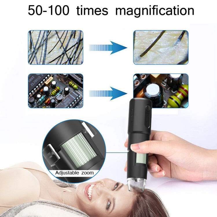 Microscopio elettronico digitale WiFi USB 50-1000x
