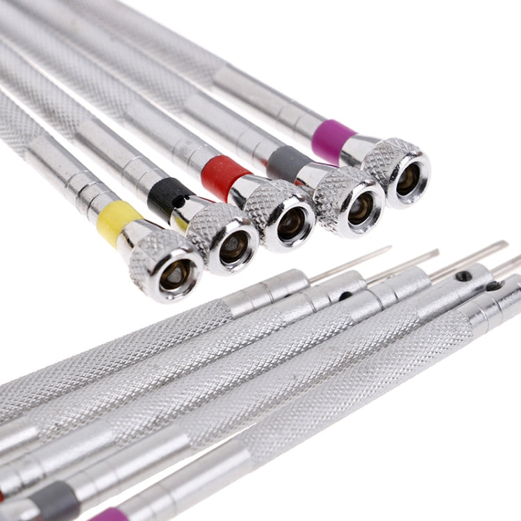 2 set di strumenti per la riparazione di orologi, occhiali, cacciaviti per computer, stile:, 5 in 1 White Bits, 5 in 1 Black Bits