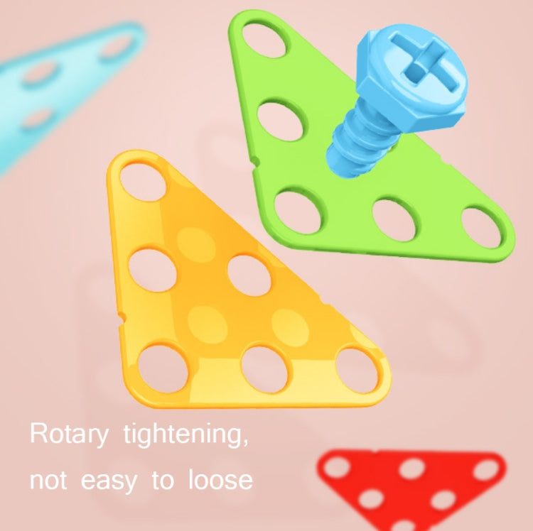 Cassetta degli attrezzi per assemblaggio manuale di giocattoli per trapano elettrico per serraggio a vite per bambini, Stile:, 2D Plane + Manual Drill (188 PCS), 2D Plane + Electric Drill (189 PCS), 3D + Manual Drill (275 PCS)                          ...